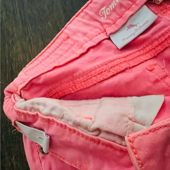 Tommy Bahama GIRLS shorts Bright Coral - Picture 3 of 4